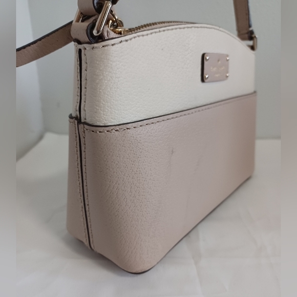 Kate Spade purse crossbody cream/tan - Picture 6 of 13